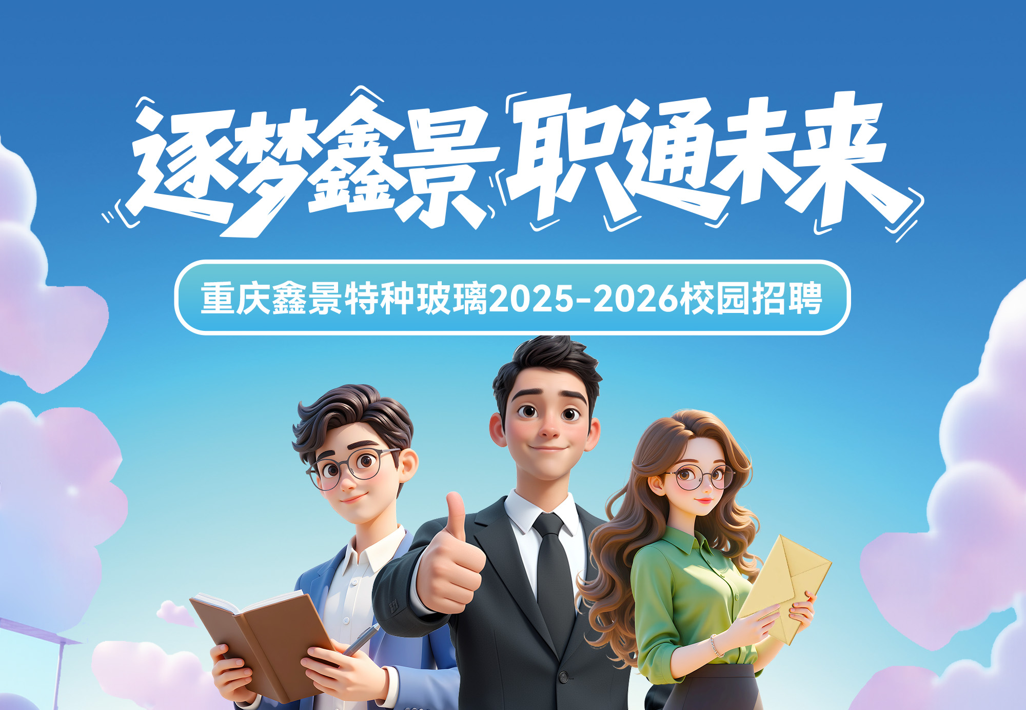 校園招聘丨重慶鑫景特種玻璃2025-2026年校園招聘全面啟航！